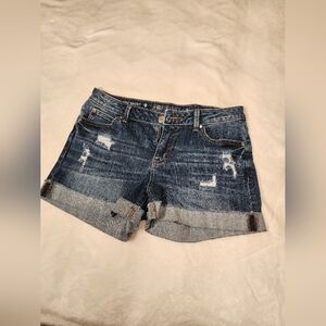 Jennifer Lopez Blue Denim Shorts